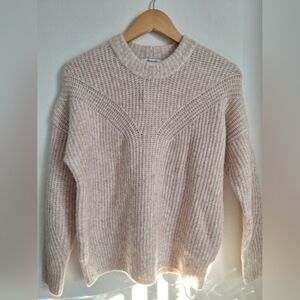 Madewell Belfiore Ribbed Pullover Wool Blend Sweater Women’s XS NWT